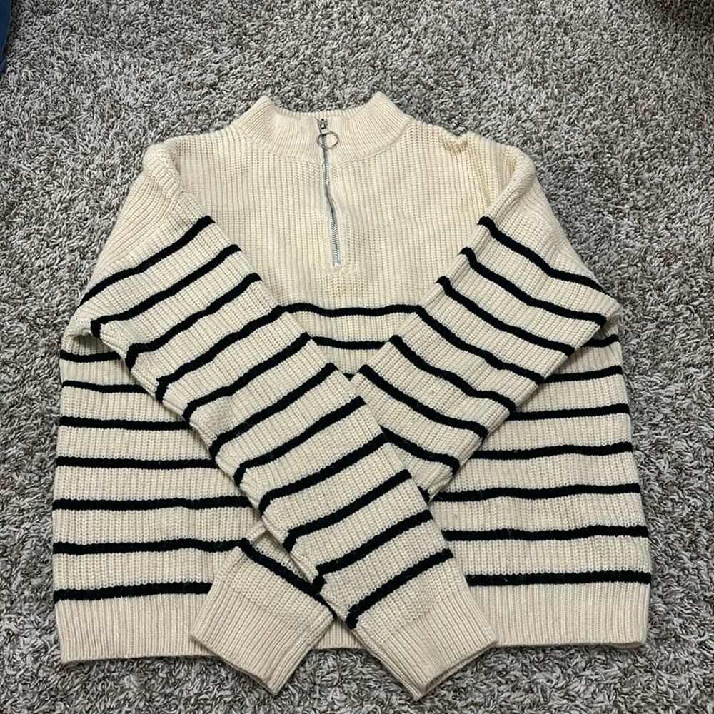 Half zip sweater
